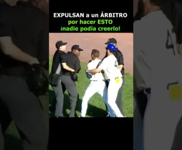 VERGÜENZA; el UMPIRE que fue EXPULSADO por su mal COMPORTAMIENTO #MLB #GrandesLigas #BASEBALL