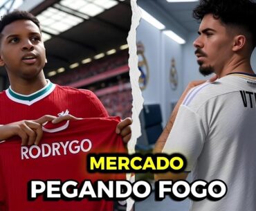 ⚡ BOMBA NO MERCADO! Liverpool atrás de Rodrygo e Real Madrid mira Vitinha