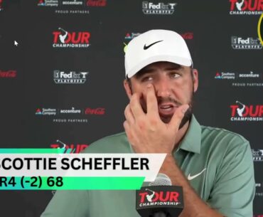 Scheffler Gets Testy With Reporters After "Negative Questions" | Tour Championship Press Conference