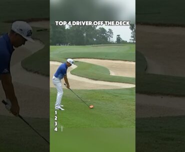 Top 4 insane Driver Off The Deck Golf Shots ⛳ #golf #shorts #golfswing