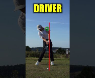 Driver v Iron Golf Swing - Hit Better Golf Shots with Both  #subscribe