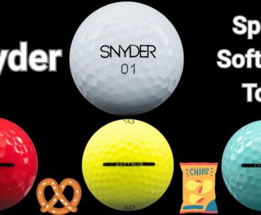 Snyder Golf Ball Triple Review | Speed | Soft Plus | Tour