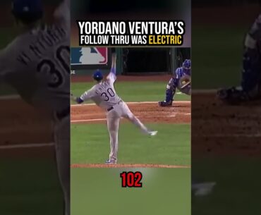 Yordano Ventura's Follow Thru was PURE ELECTRICITY #mlb