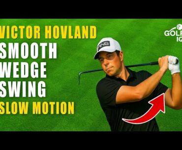 Victor Hovland Pitching Wedge Swing Analysis | BMW Championship 2025 Round 1
