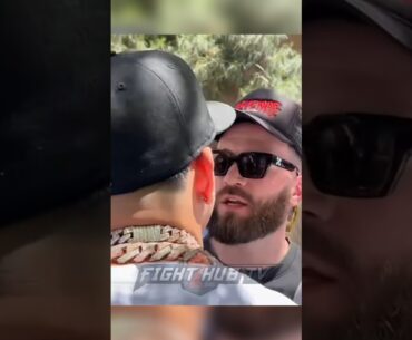 Edgar Berlanga STEPS to Caleb Plant in HEATED confrontation!