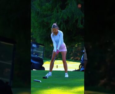 Lovely swing #funny #shorts #reels #golf #girl #asmr