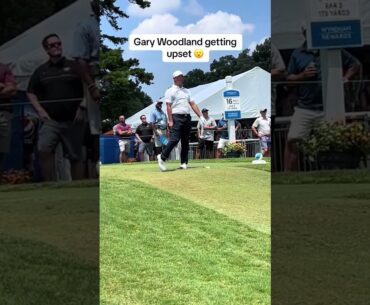 Gary Woodland was upset #golf #pga #pgatour #wyndhamchampionship