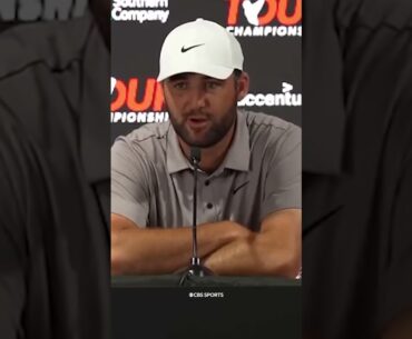 Scottie Scheffler looks up to Russell Henley #shorts #golf #pgatour