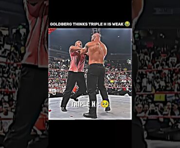 Goldberg mess with Triple h and Evolution 👿| Wait for end