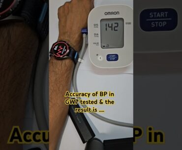 Testing the accuracy of #bloodpressure readings on #Samsung #Galaxy Watch 7.  #galaxywatch7 #gw7