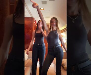 KAI TRUMP DOES YMCA DANCE IN GRANDPA'S PLANE!