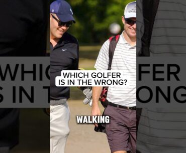 Golfing RAGE - Who Is In The Wrong? #golf #advice #golfswing #golfadvice