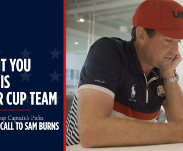 Behind the Call: Keegan Bradley Tells Sam Burns He’s on the 2025 Ryder Cup Team
