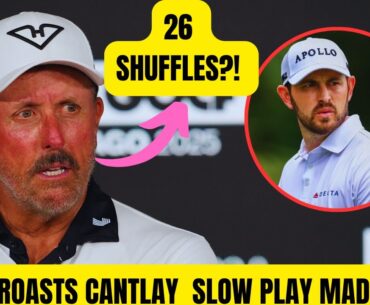 Phil Mickelson Roasts Patrick Cantlay’s “26-Foot Shuffle” at Tour Championship 😂⛳