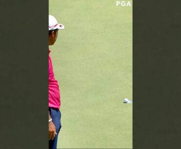 Hideki Matsuyama's Insane Putt Cliffhanger! 😱 Will It Drop?! ⛳️