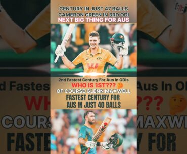 🥶 Fastest Centurion ☠️ l cricket videos l shorts l 😺 ODI click maxwell green fastest century 🏏🏵️⚡🌠