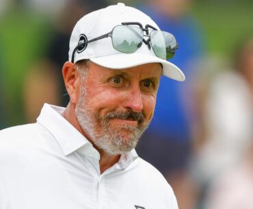 Phil Mickelson makes fun of US Ryder Cup hopeful ahead of Keegan Bradley press conference