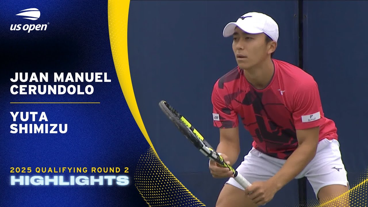 Juan Manuel Cerundolo vs. Yuta Shimizu Highlights | 2025 US Open Qualifying Round 2. Juan Manuel Cerundolo vs. Yuta Shimizu Highlights | 2025 US Open Qualifying Round 2.