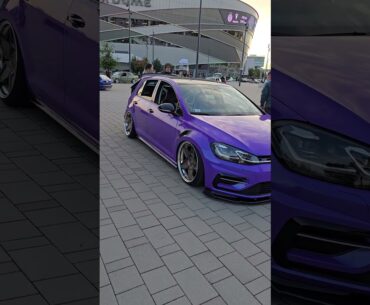 One of the best looking modified Golf's💜#carspotting #automobile #tunedcar #fyp #shortvideo