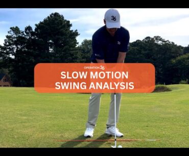 Slow Motion Swing Analysis with CoachNow | Golf Training Tips from Operation 36