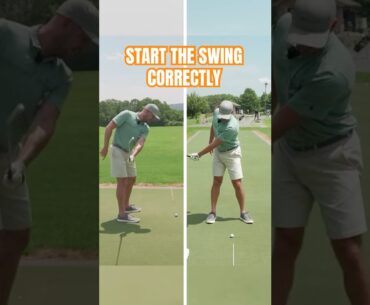Start The Golf Swing Correctly Every Time #shorts #golf #golfer #golfswing #ericcogorno #golfer #pga