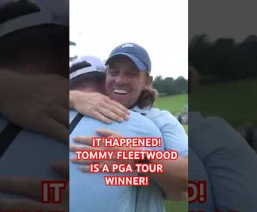 IT HAPPENED! TOMMY FLEETWOOD IS A PGA TOUR WINNER!