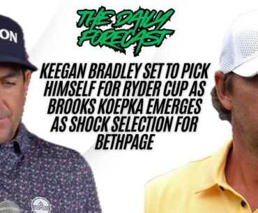 Keegan Bradley Set For Player-Captain Ryder Cup Role; While Brooks Koepka Emerges As Potential Pick