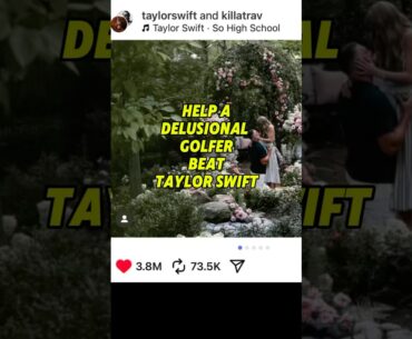 Help us beat Taylor Swift #golf #golfswing #golfing #golfer #golflife #fun #funny #joke #taylorswift