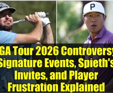 PGA Tour 2026 Controversy: Signature Events, Spieth's Invites, and Player Frustration Explained