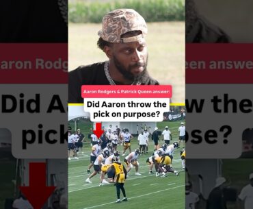 Aaron Rodgers & Patrick Queen give their take on this Steelers camp conspiracy theory 🤣🤣🤣