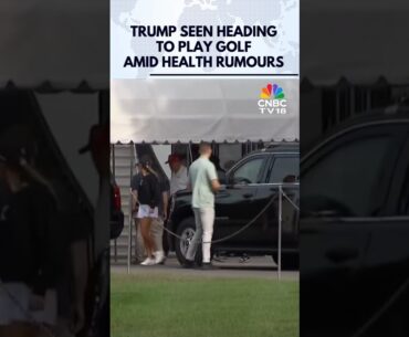 WATCH: President Trump Makes Public Appearance at Golf Course After Health Rumors | N18G