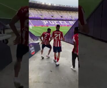 Carrasco, Lemar & Dembélé dance 🕺