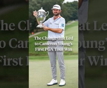 Cameron Young took a gamble on something most pros rarely do for his first PGA Tour victory. 🔥