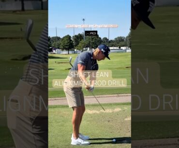 MASTER SHAFT LEAN WITH THIS JAKE KNAPP DRILL
