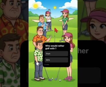 Golfing with guys or girls #legend #podcast #golf #sports #shorts #funny #viral #new #comedy #food