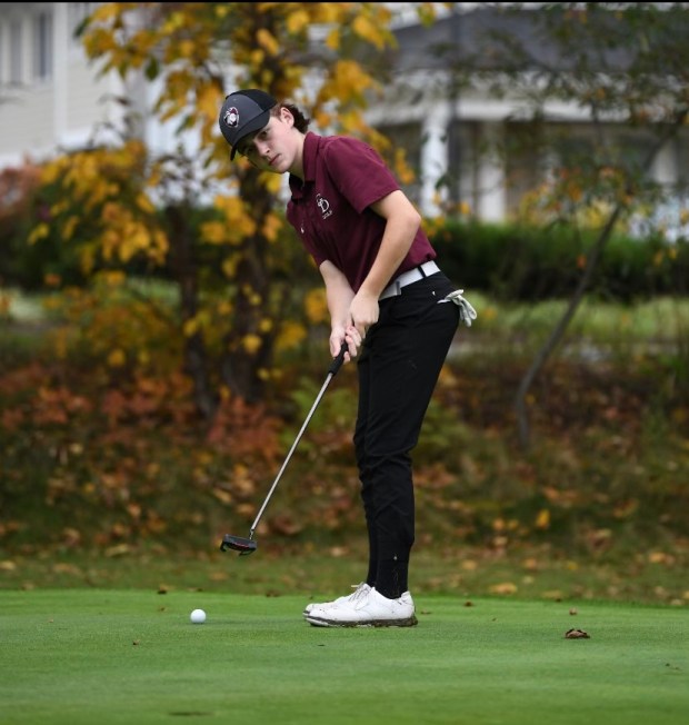 Groton-Dunstable senior co-captain Robert Flynn is one of the area's top golfers. (Courtesy photo)