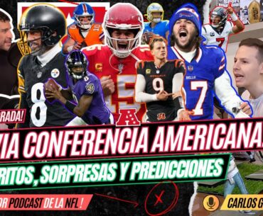 NFL Previa AFC 2025: Mahomes y CHIEFS se caen. ¿STEELERS y Rodgers ilusionan? Allen, Burrow y Lamar