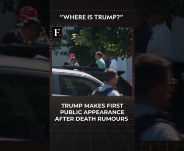 #FirstpostNews: Trump Debunks Death Rumours With Public Appearance at Virginia Golf Course | N18G