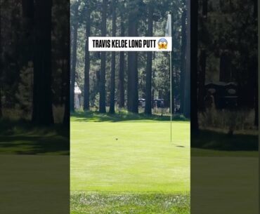 Travis Kelce showing off his putting skills. #traviskelce #golf #kansascitychiefs #nfl