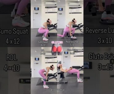 📌Dumbbells Only Glute Workout ❤️‍🔥You can do HOME 🏠or the GYM🏋🏻‍♂️ #gluteworkout #glutes