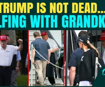 Breaking: President Trump Comes Out After Death Rumors | Trump's New VIDEO Playing Golf Goes Viral