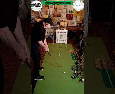 How To Putt Without Being Frozen Over The Ball #puttingtechnique #puttingroutine #puttingtips #yips