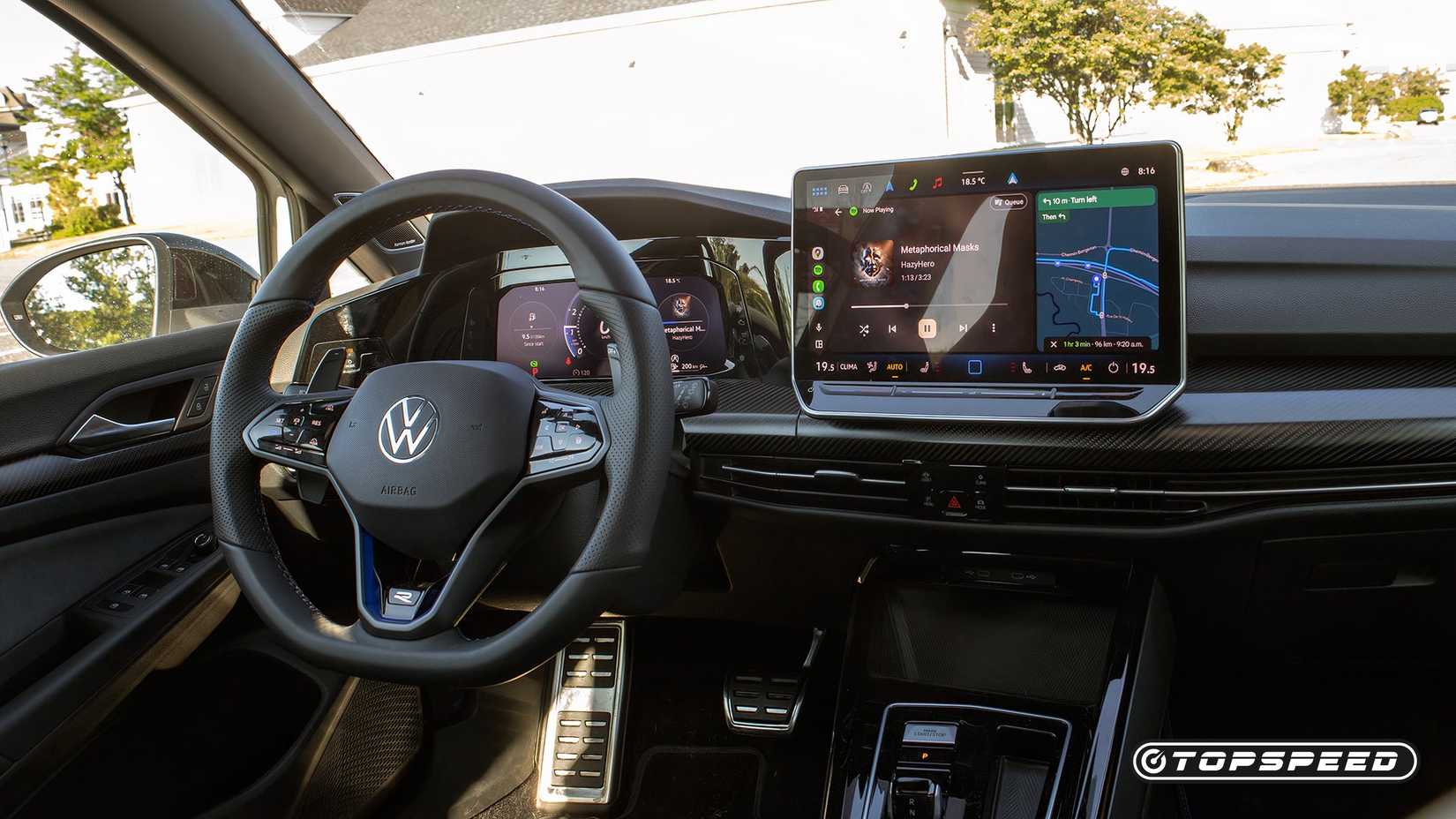 2025 Volkswagen Golf R Dashboard TopSpeed