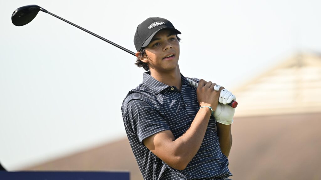 Tiger Woods' Son Charlie Hits Epic Hole-In-One at Junior Players Championship on Video