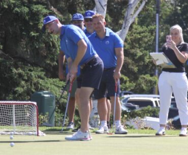 Oilers, Flames go head-to-head at Red Deer golf course