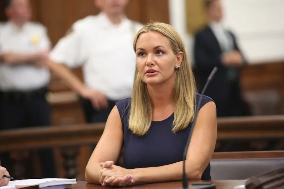 NEW YORK, NY - JULY 26: Vanessa Haydon Trump appears in Civil Supreme Court on July 26, 2018 in New York City. Donald Trump Jr. and his estranged wife Vanessa Trump appeared in court Thursday for the first hearing in their divorce proceedings. (Photo by Alec Tabak - Pool/Getty Images)Pool&sol;Getty Images