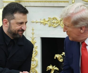 Zelensky knows way to Donald Trump's heart with surprise gift - Golf - Sports