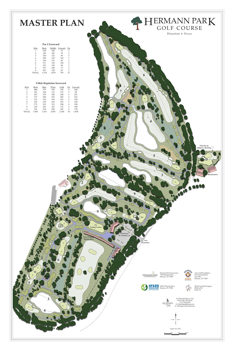 Hermann Park Golf Course in Houston will be renovated to include a front nine that is all par 3s and a back nine of more traditional golf holes.