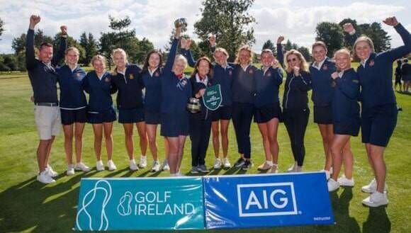 Elm Park are AIG Women's Senior Foursomes champions at Douglas. Pic: Tom Maher / Inpho.