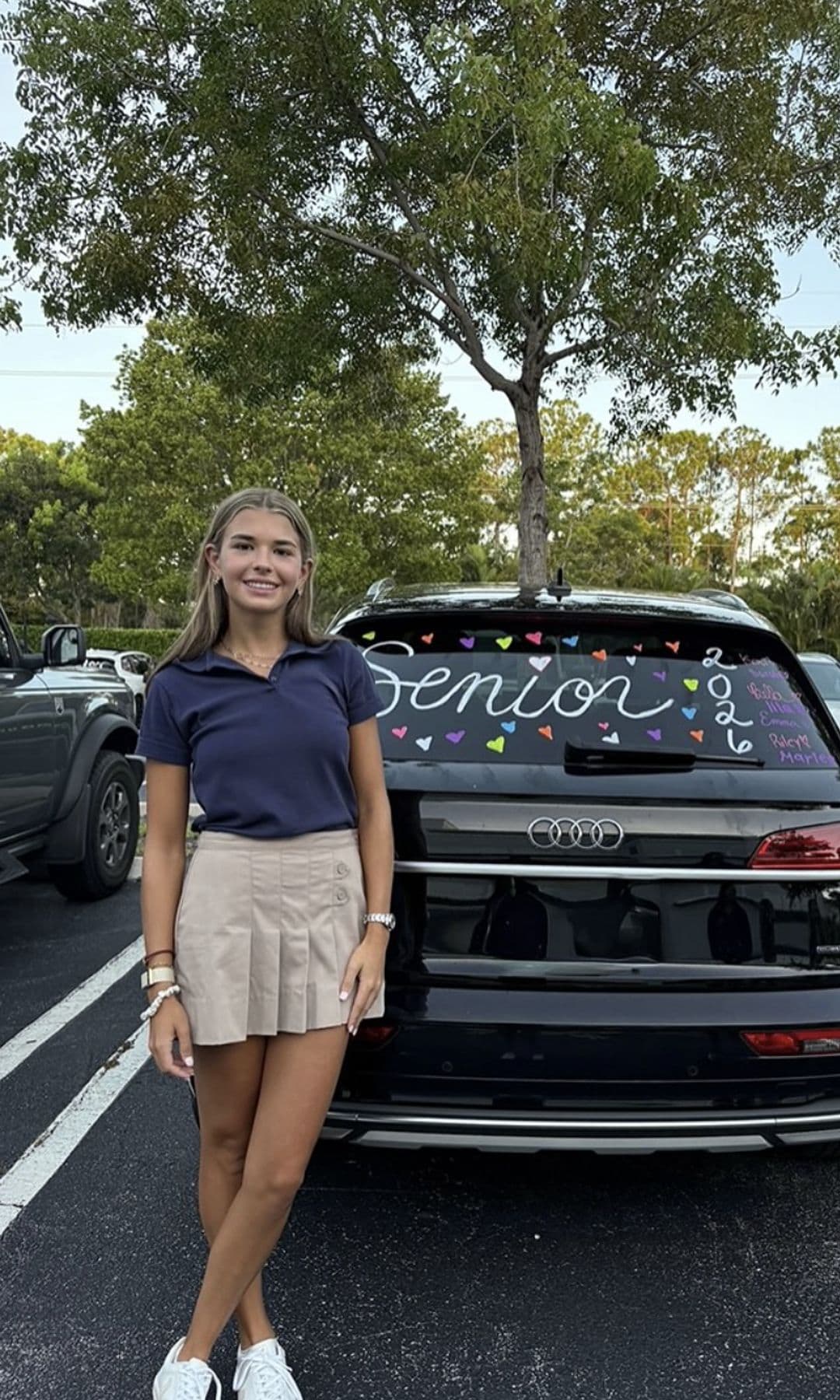 Kai Trump is marking the end of her high school experience